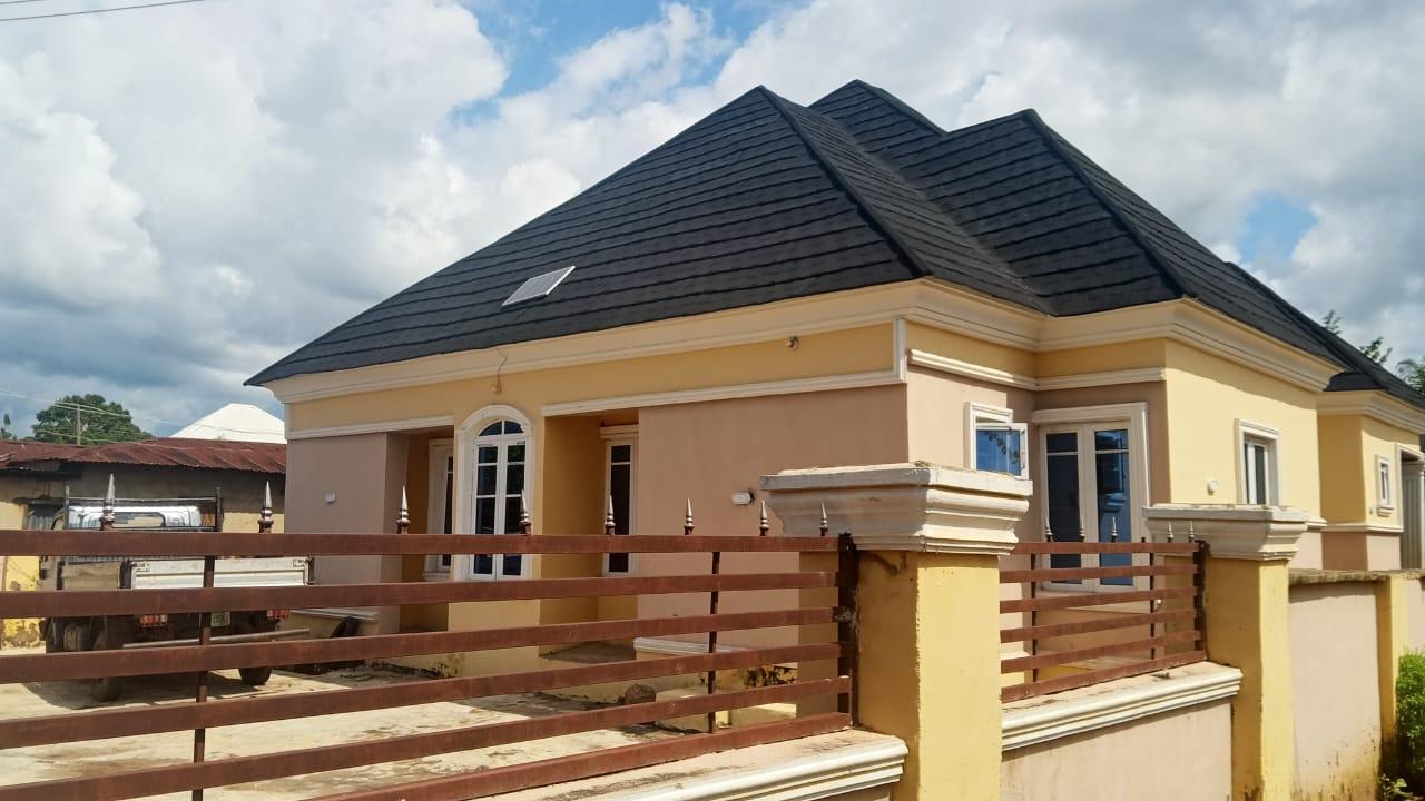 Modern single-storey residential home within the Takete-Ide settlement