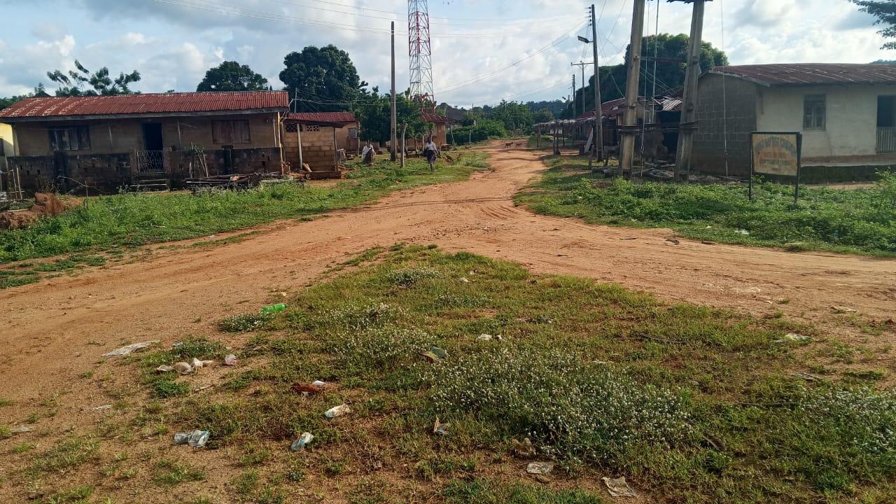 A view of Aiyedayo Junction in Takete-Ide