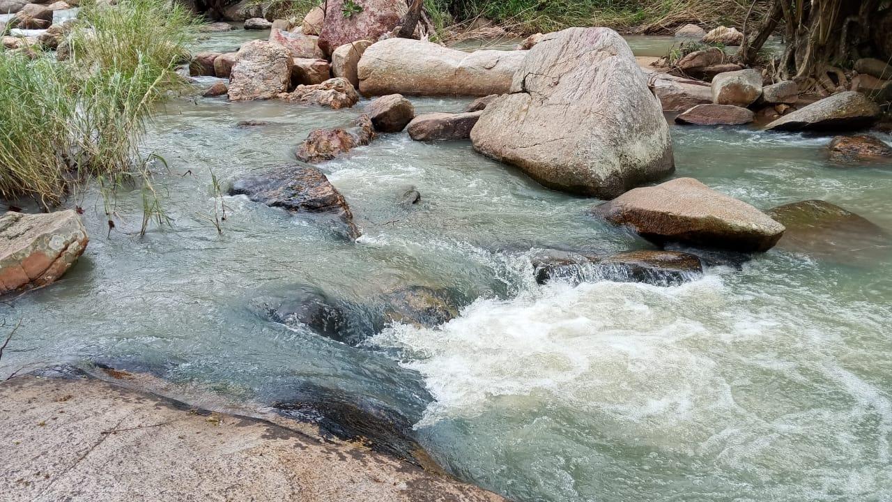 Igboruku river and rocky water landmark in Takete-Ide