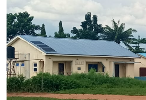 Takete-Ide NCC Computer Centre building with solar panels
